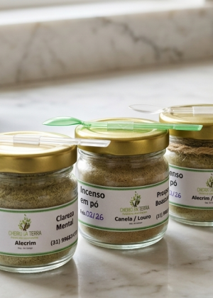 Incensos em pó